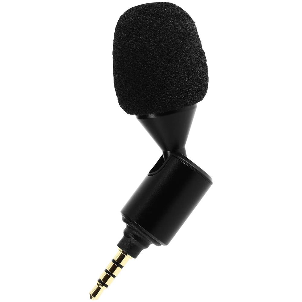 Microfono Lavalier Jack 3,5 Mm Omnidirezionale Filtro Anti-pop Pieghevole, Nero - Foto 5