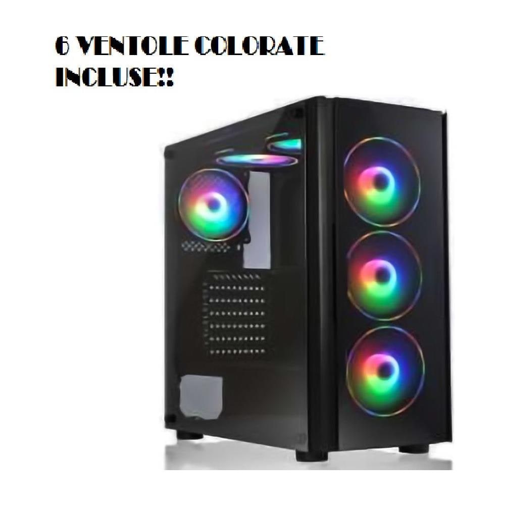 Case Gaming TX-192-11 M-ATX 1 Porta USB 3.2/ 2 Porte USB 2.0 Colore Nero (Finestrato) - Foto 1