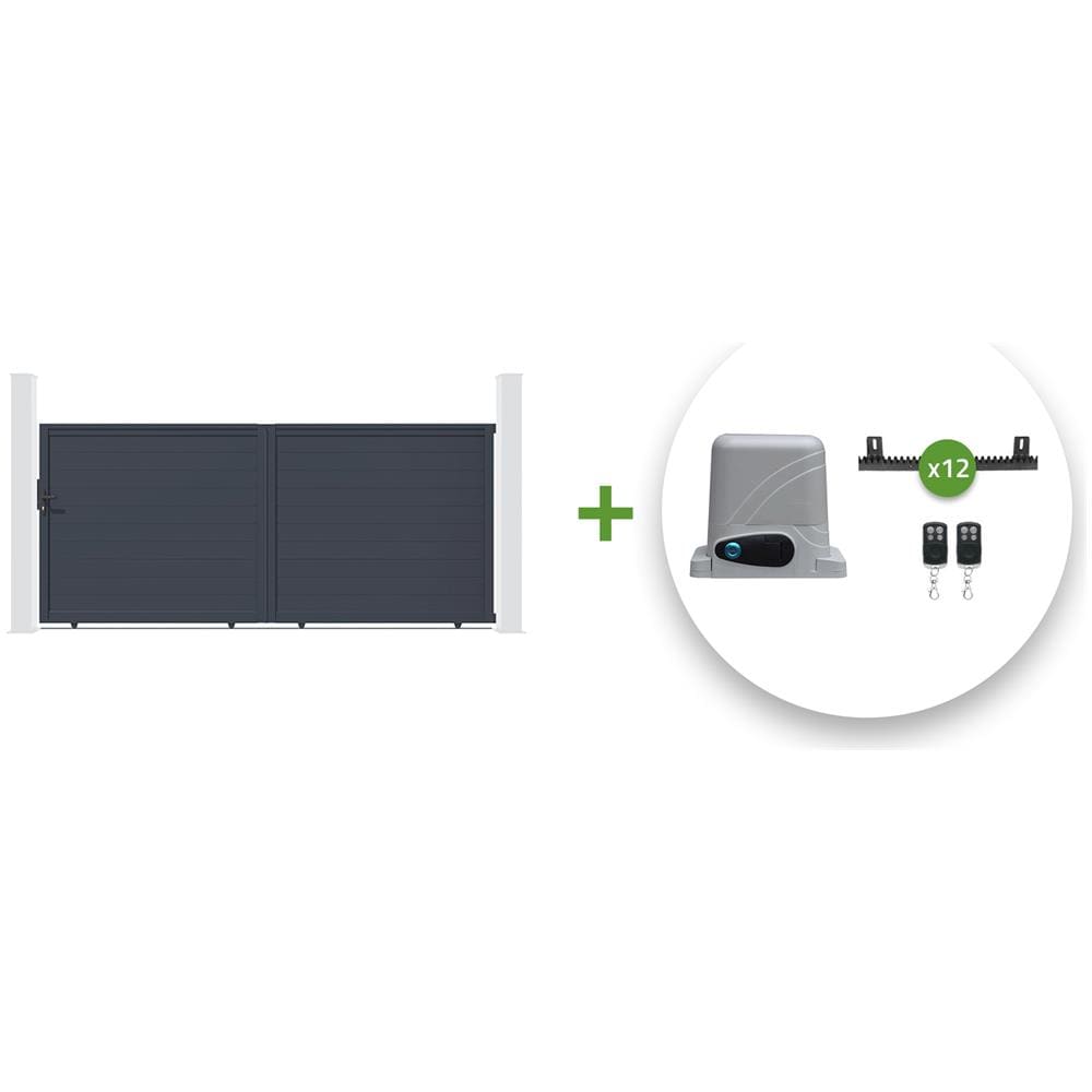 Cancello Elettrico Scorrevole 4m Eiger A. 180 + Ranger C300 - Foto 1