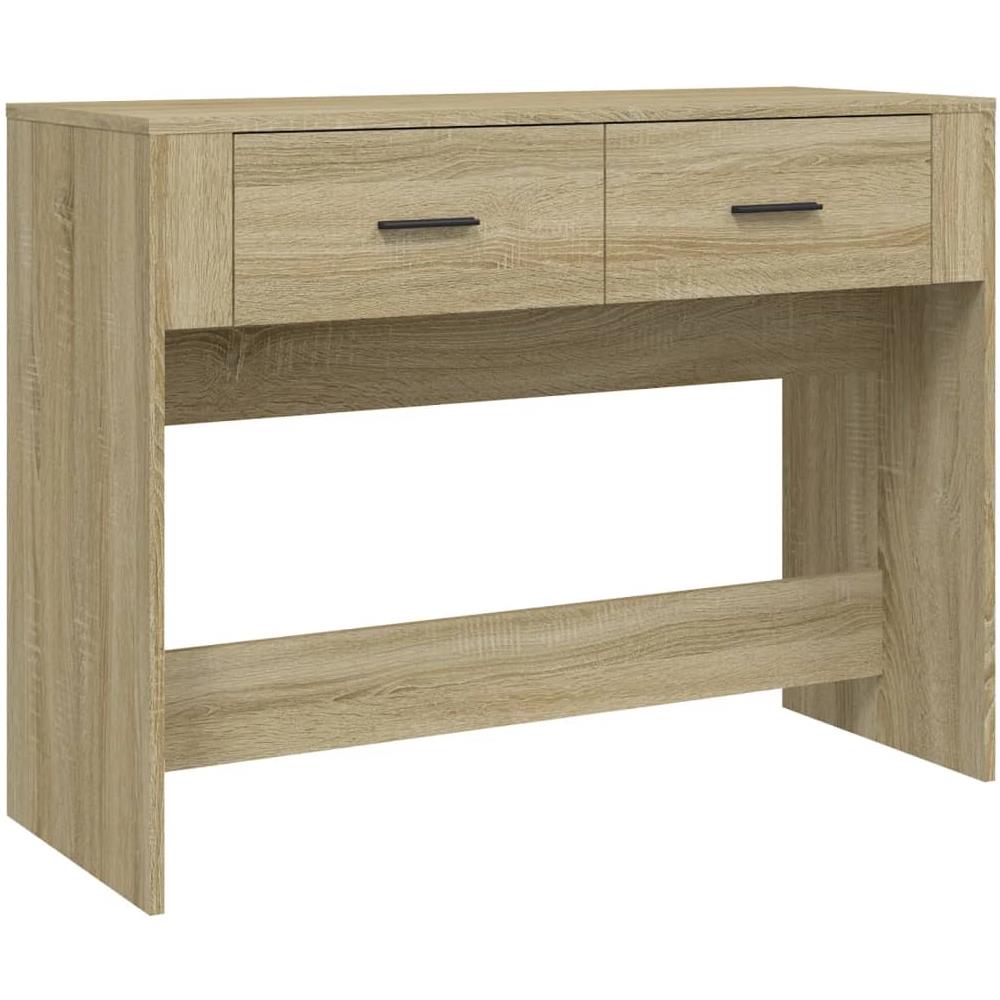 Tavolo Consolle Rovere Sonoma 100x39x75 Cm In Legno Multistrato - Foto 2
