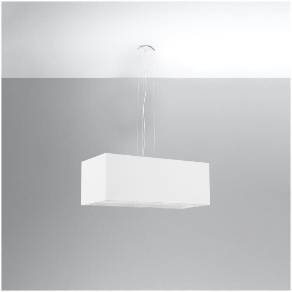 Sollux Lighting Lampadario Santa Bis 80 Bianco Sl.0779 - Minimalista Lampadari Bianco 120x80x30 Cm - Foto 2