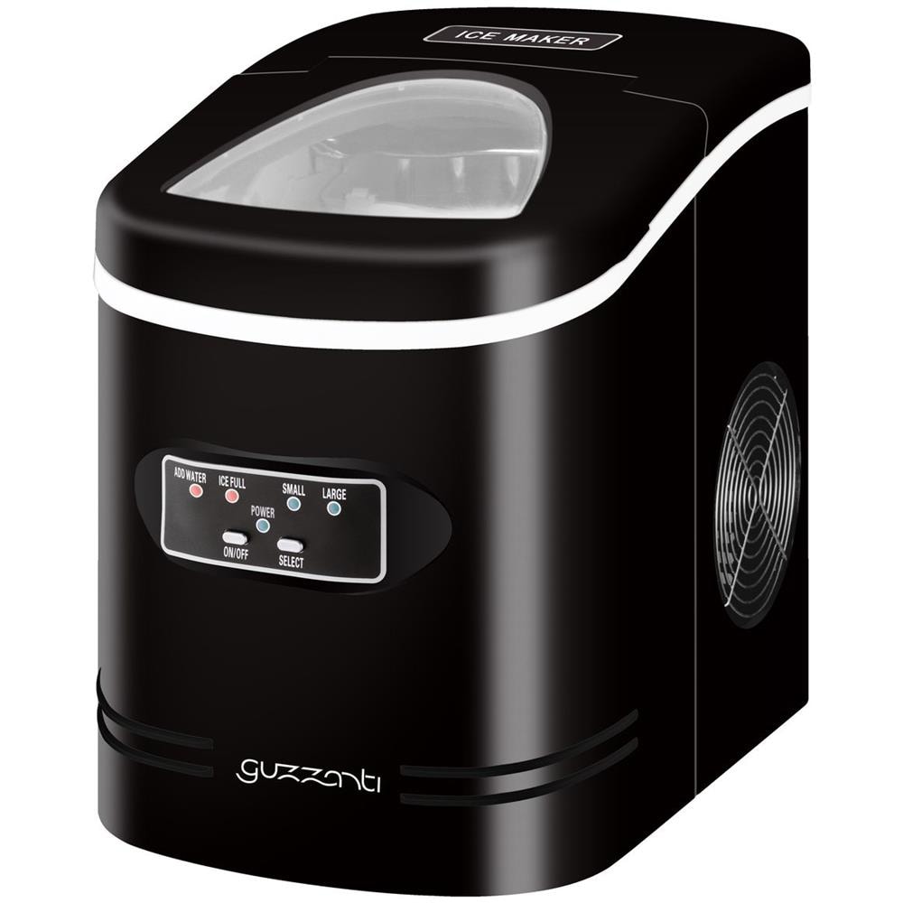 GZ-122 macchina per cubetti di ghiaccio Macchina per ghiaccio portatile 12 kg / 24h 100 W Nero - Foto 1