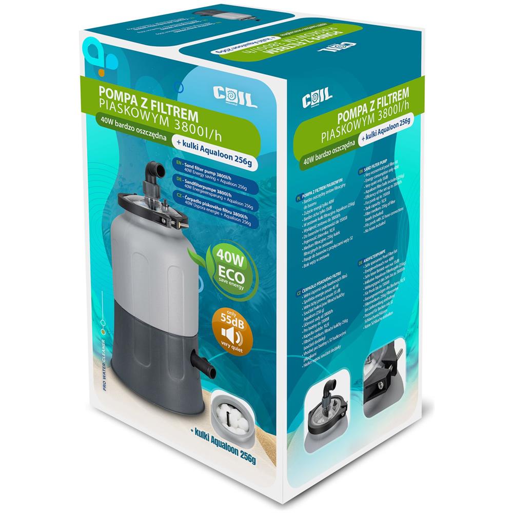 Pompa filtro a sabbia per piscine Bestway /Intex. Capacità: 10000 l /h, autoadescante - Foto 2