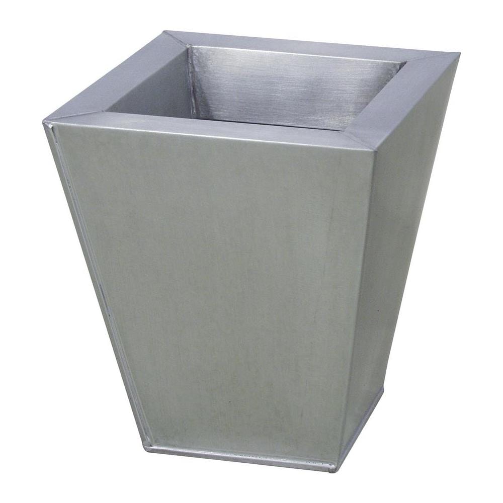 Vaso fioriera in zinco 25 cm quadrato - Foto 1
