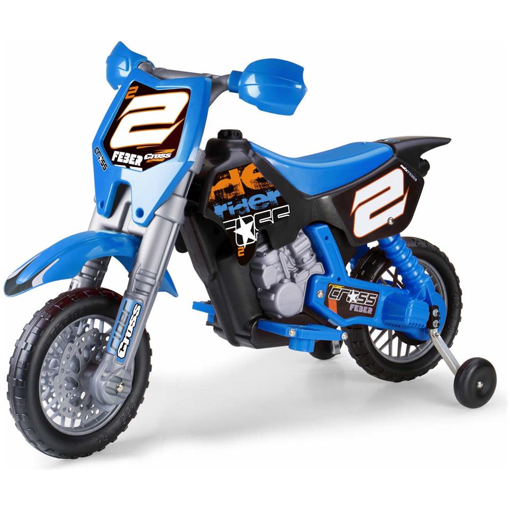 Moto Elettrica per Bambinin Rider Cross 6 Volt con Casco FMS 800012224 - Foto 2