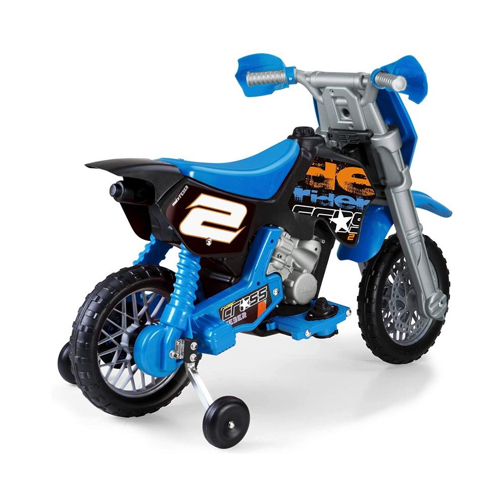 Moto Elettrica per Bambinin Rider Cross 6 Volt con Casco FMS 800012224 - Foto 4