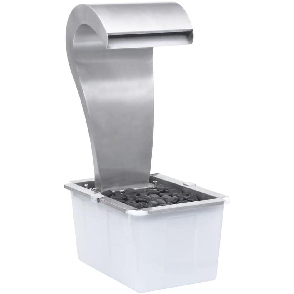 Cascata Da Giardino Argento 52,4x34,2x82 Cm In Acciaio Inox - Foto 1
