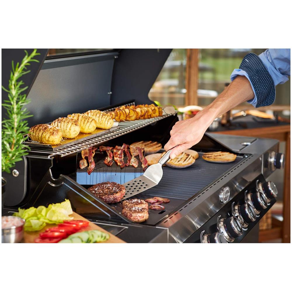 Paletta per Hamburger in Acciaio Inossidabile Lunghezza 32 cm 25120 - Foto 2