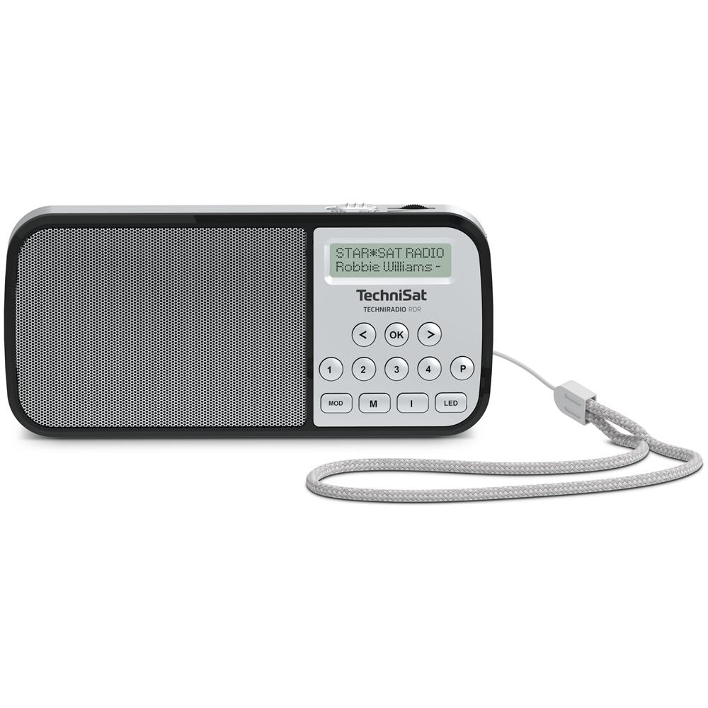 Techniradio RDR Dab+ Taschenradio AUX, UKW, USB Torcia Argento - Foto 2