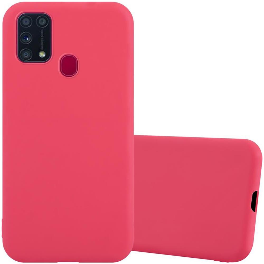 Custodia Compatibile Con Samsung Galaxy M31 In Candy Rosso - Coperchio Protettivo In Silicone Tpu Flessibile - Foto 1