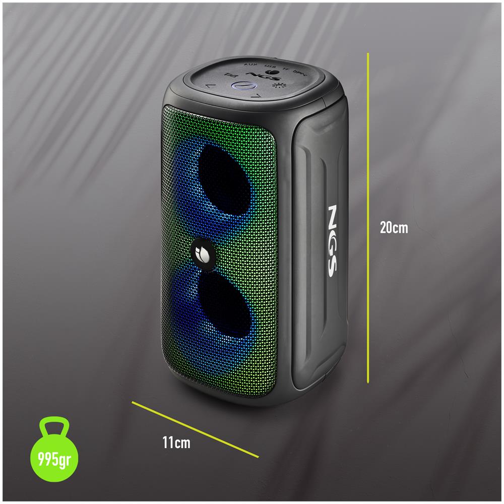 ROLLERBEAST Cassa Bluetooth Portatile Waterproof con Cavo USB Incluso, Nero - Foto 8