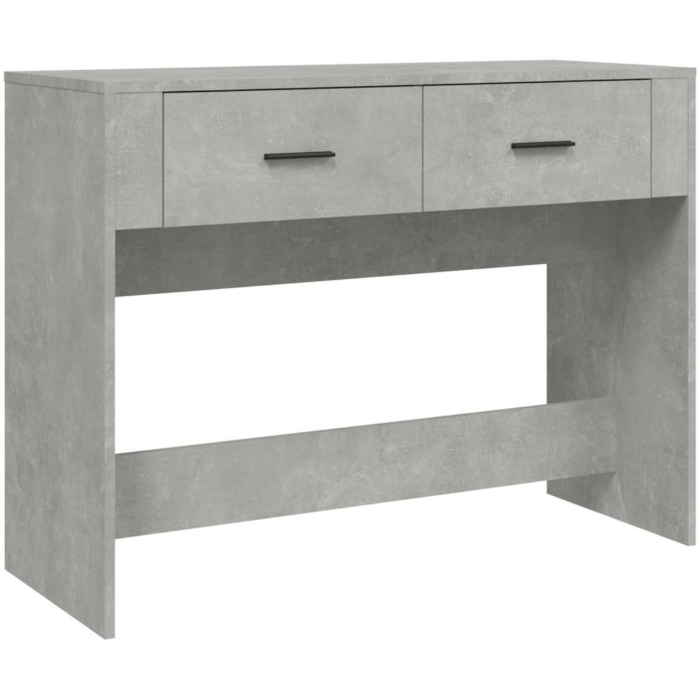Tavolino Consolle Grigio Cemento 100x39x75 Cm Legno Multistrato - Foto 2