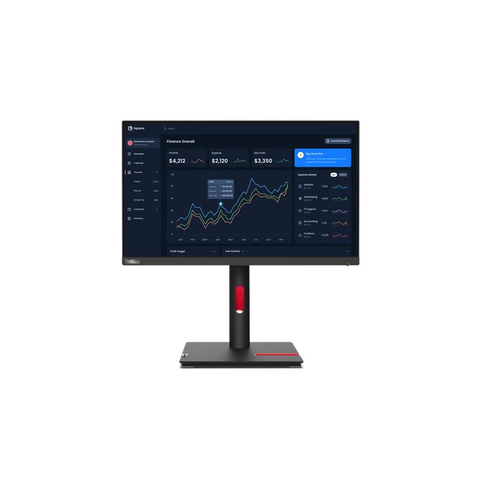 Monitor 21.5" LED IPS ThinkVision T22i-30 1920 x1080 Full HD Tempo di Risposta 6 ms - Foto 1