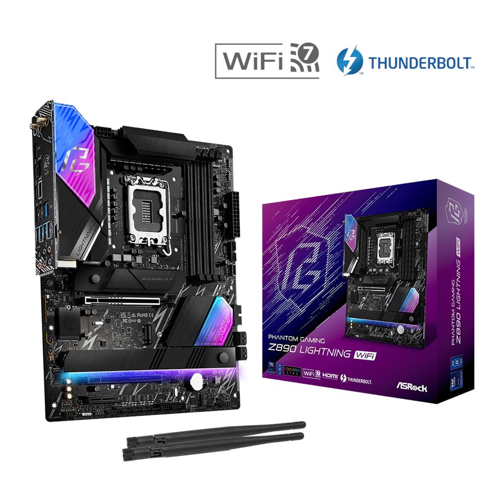 Scheda Madre Z890 Lightning WiFi Socket LGA 1851 Chipset Z890 ATX - Foto 1