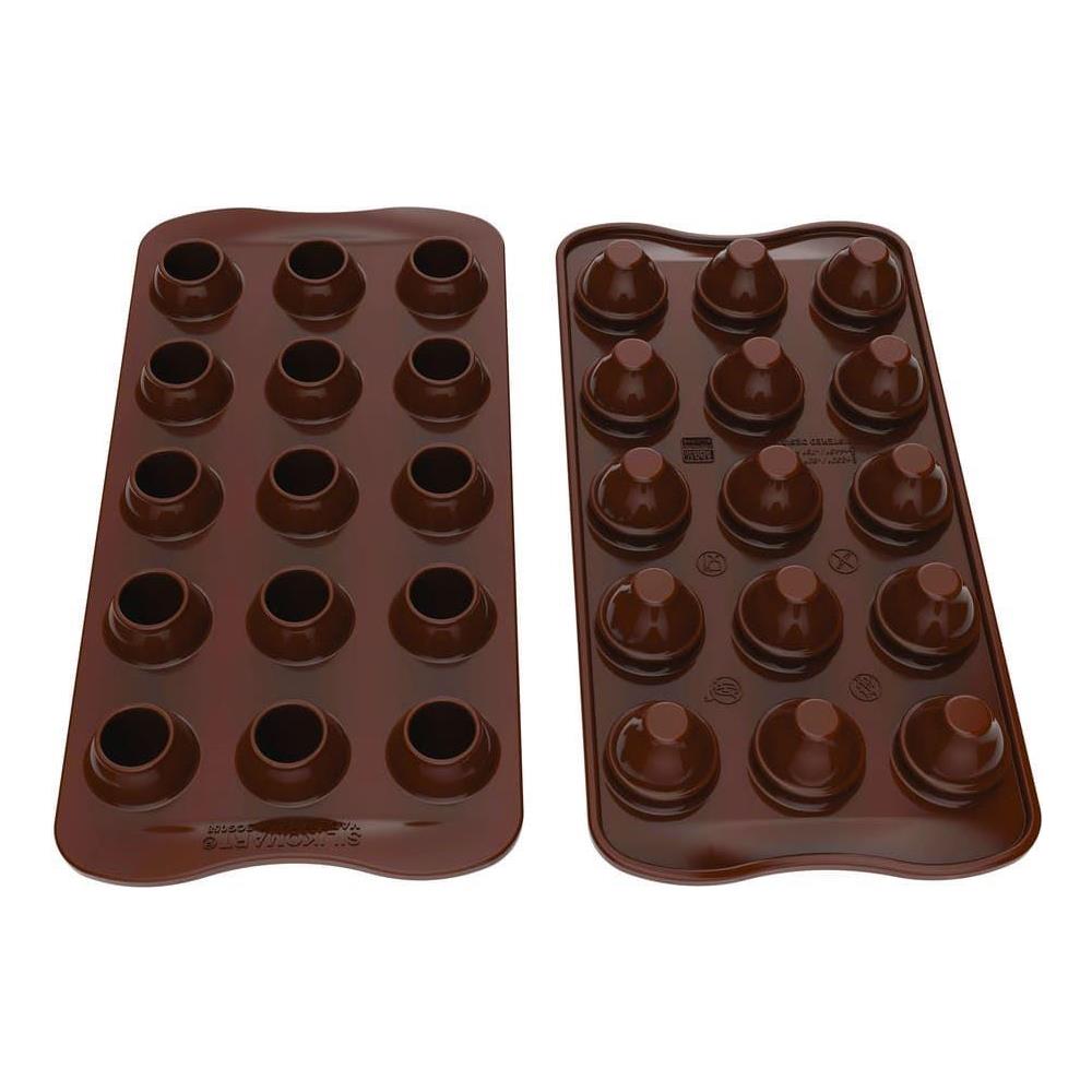 Stampo 15 cioccolatini SCG058 3D Choco Egg in silicone à¸ 23 h 30 mm - Foto 1