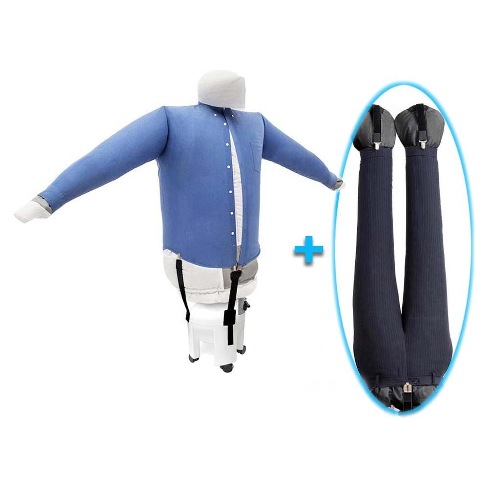 EOLO Stira Camicie Pantaloni SA04 R ECO INOX V6 Stendiasciuga Vestiti Aria Calda Manichino Stiro Verticale Professionale Robot Gonfiabile 4 Ruote 3 Programmi Made in Italy Garanzia 5 Anni Efficienza A++ - Foto 1