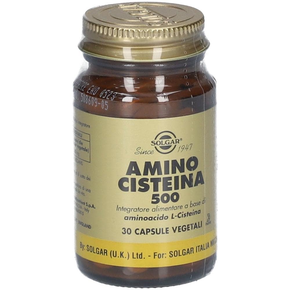 Amino Cisteina 500 30 Capsule Vegetali - Foto 2
