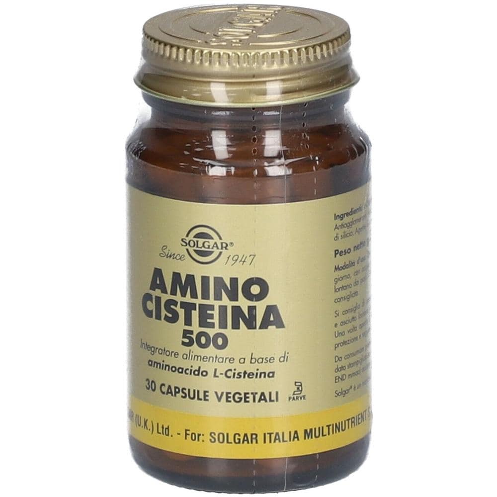 Amino Cisteina 500 30 Capsule Vegetali - Foto 5