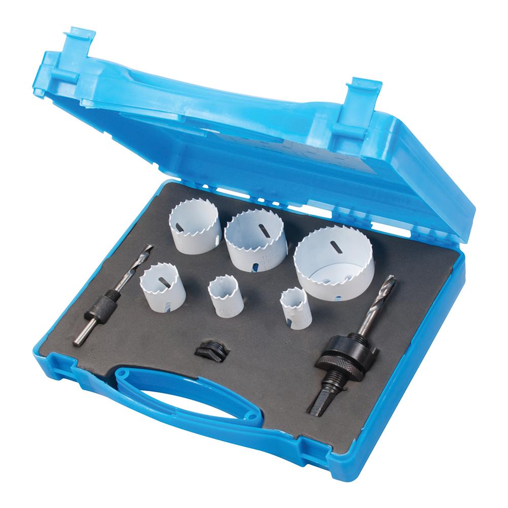 595759 Kit 9pzi Di Sega A Tazza Bi-metalica Per Idraulici Ø 19 - 57 Mm - Foto 1