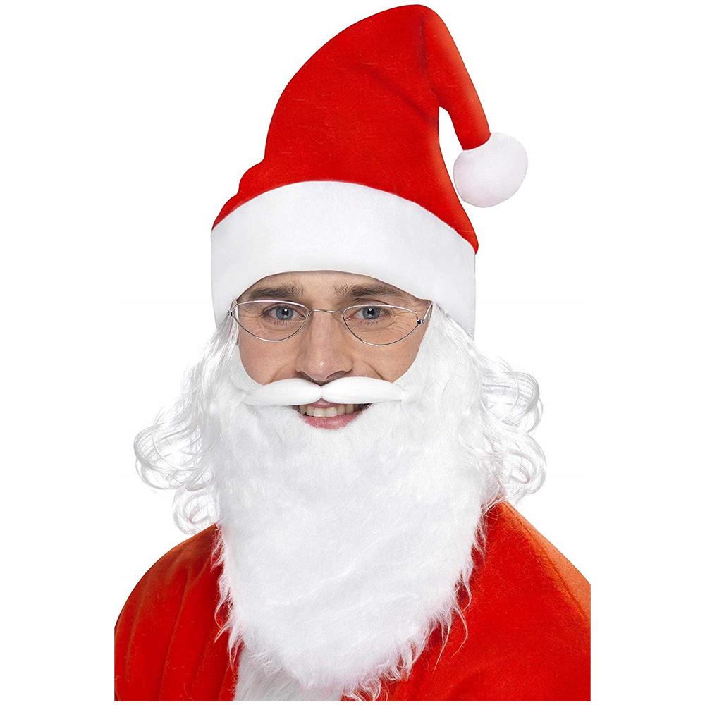 Set Accessori Da Babbo Natale Per Adulti Taglia Unica - Foto 2