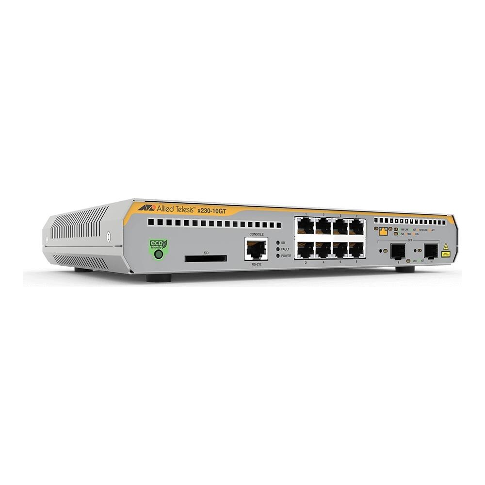 L2+ managed switch 8 x 10/100/1000Mbps 2 x SFP uplink slots 1 Fixed AC power supply EU Power cord - Foto 1