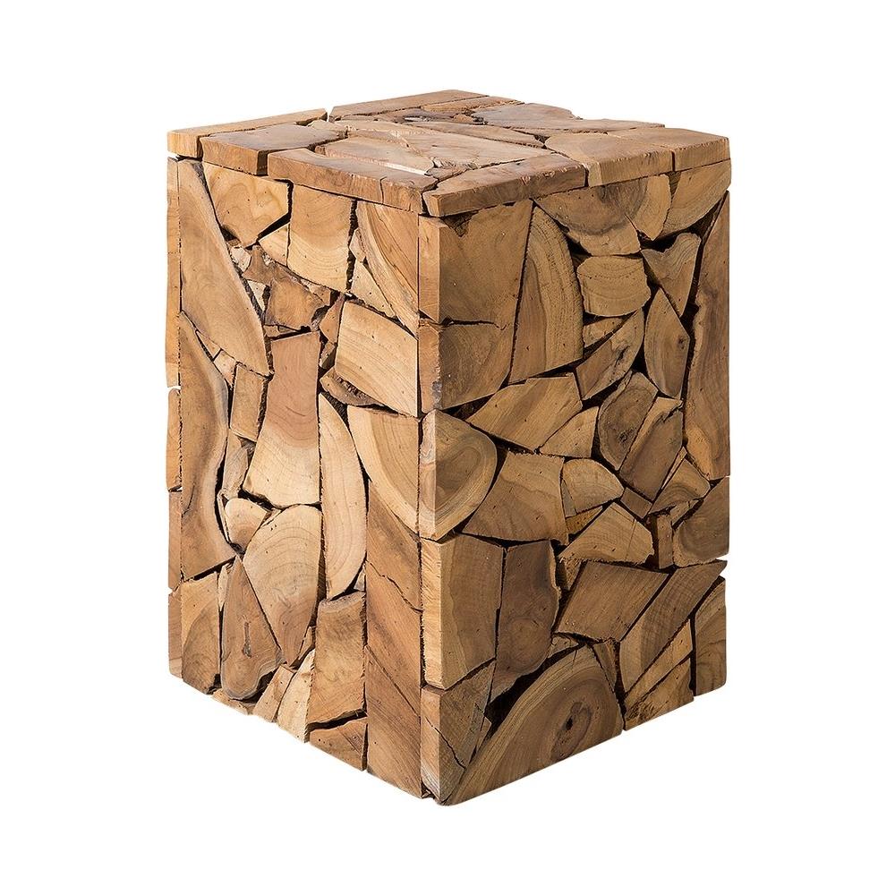 Tavolino Basso Da Caffè - Tavolino Cubico In Legno - Nelson - Foto 1