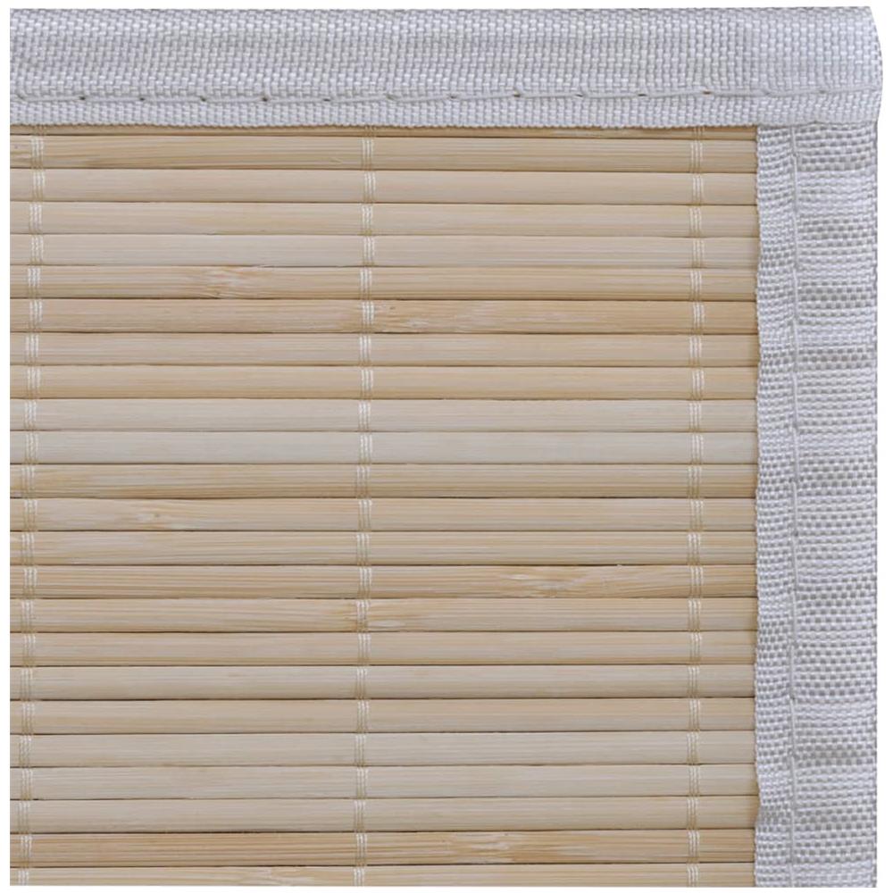 Tappeti Rettangolari In Bambù Naturale 2 Pz 120x180 Cm - Foto 13