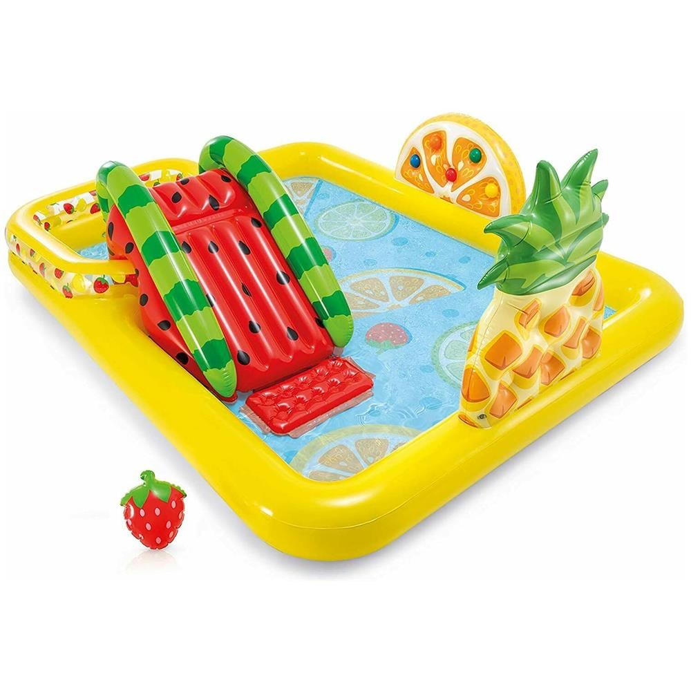 57158 Playcenter Frutta Gonfiabile Con Scivolo 244x191x91 Cm - Foto 9
