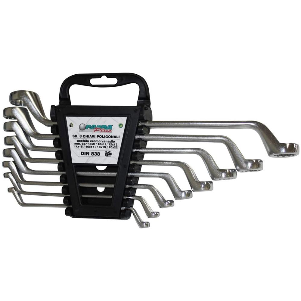 Serie 8 Chiavi Poligonali 6-22 - Foto 1