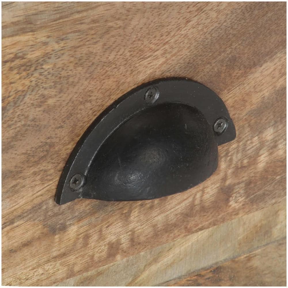 Mobile Porta TV 110x30x50 cm in Legno Massello di Mango - Foto 2