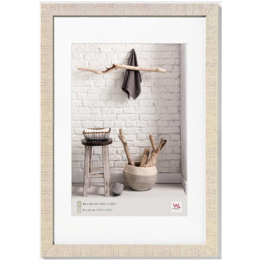 Cornice per Foto Home 40x60 cm Bianco Crema - Foto 1