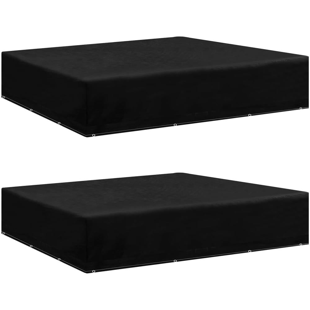 Coperture per Mobili da Giardino 2 pz 12 Occhielli 250x250x70cm - Foto 1