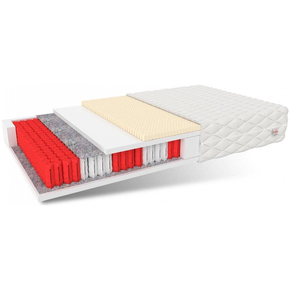 Materasso A Molle Multipocket Rimini Max 100 X 200 - H3 Medio Rigido - Lattice - Foto 1