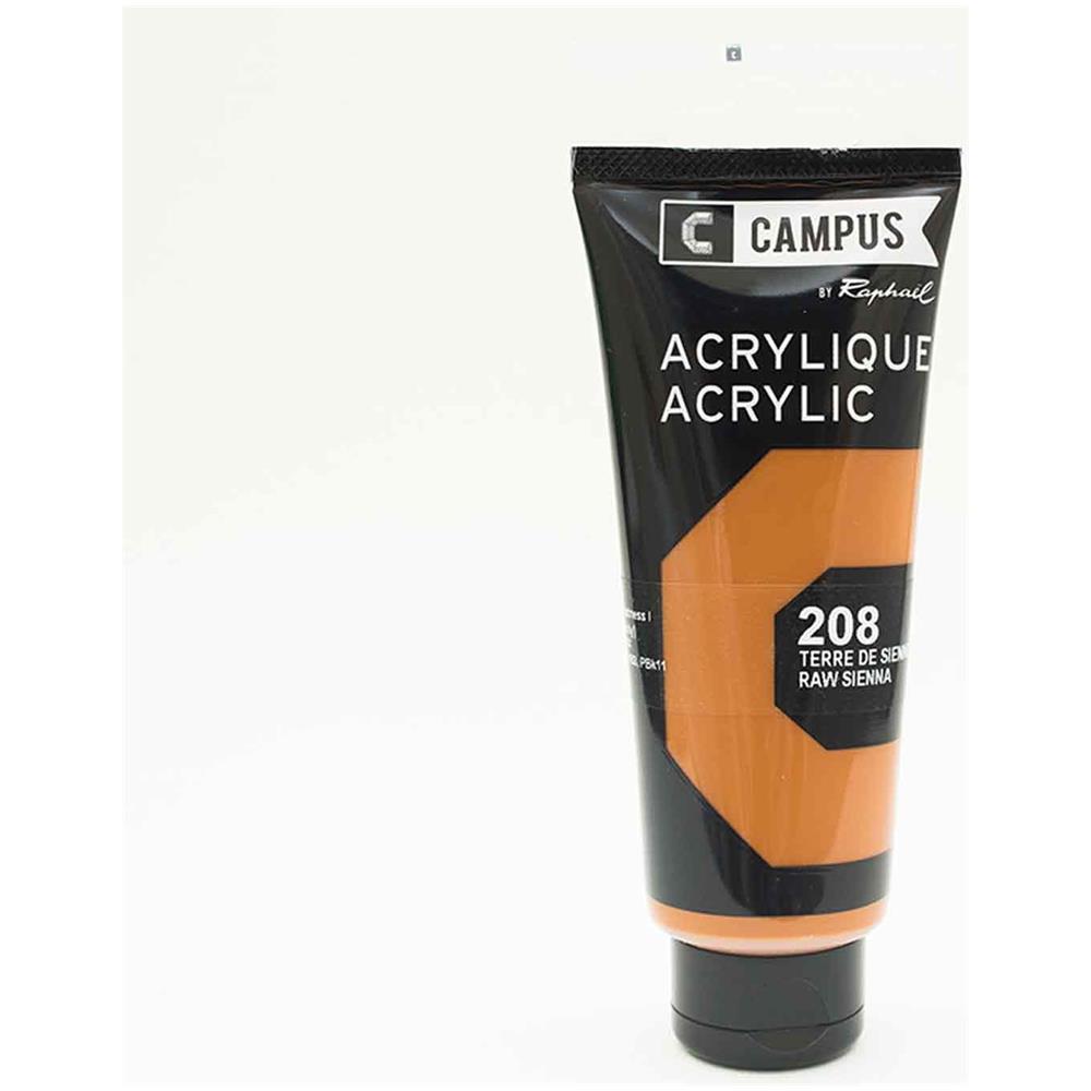 Pittura Acrilica 100 Ml - Marrone Terra Di Siena Naturale N°208 - Foto 1