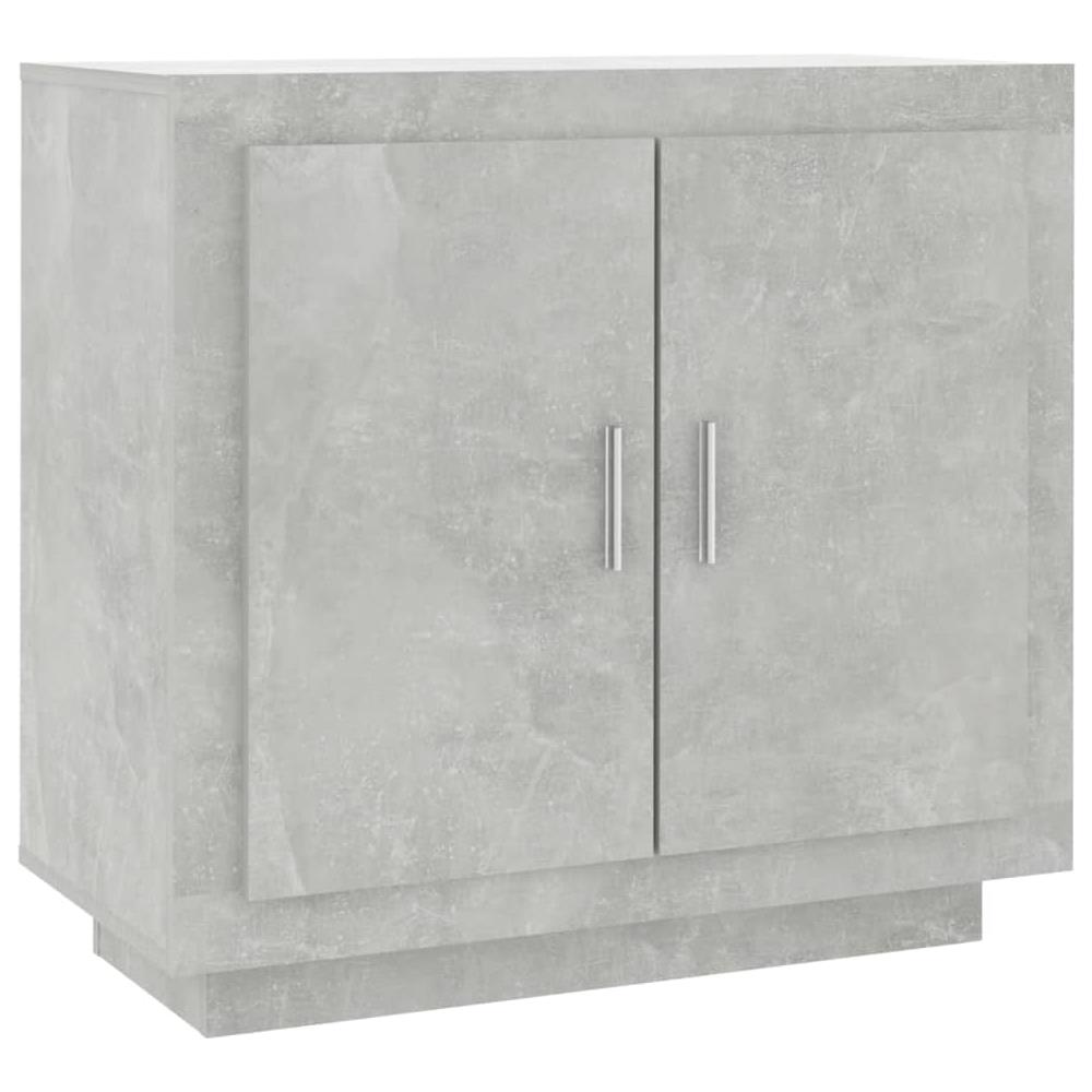 Credenza Grigio Cemento 80x40x75 cm in Legno Compensato - Foto 2