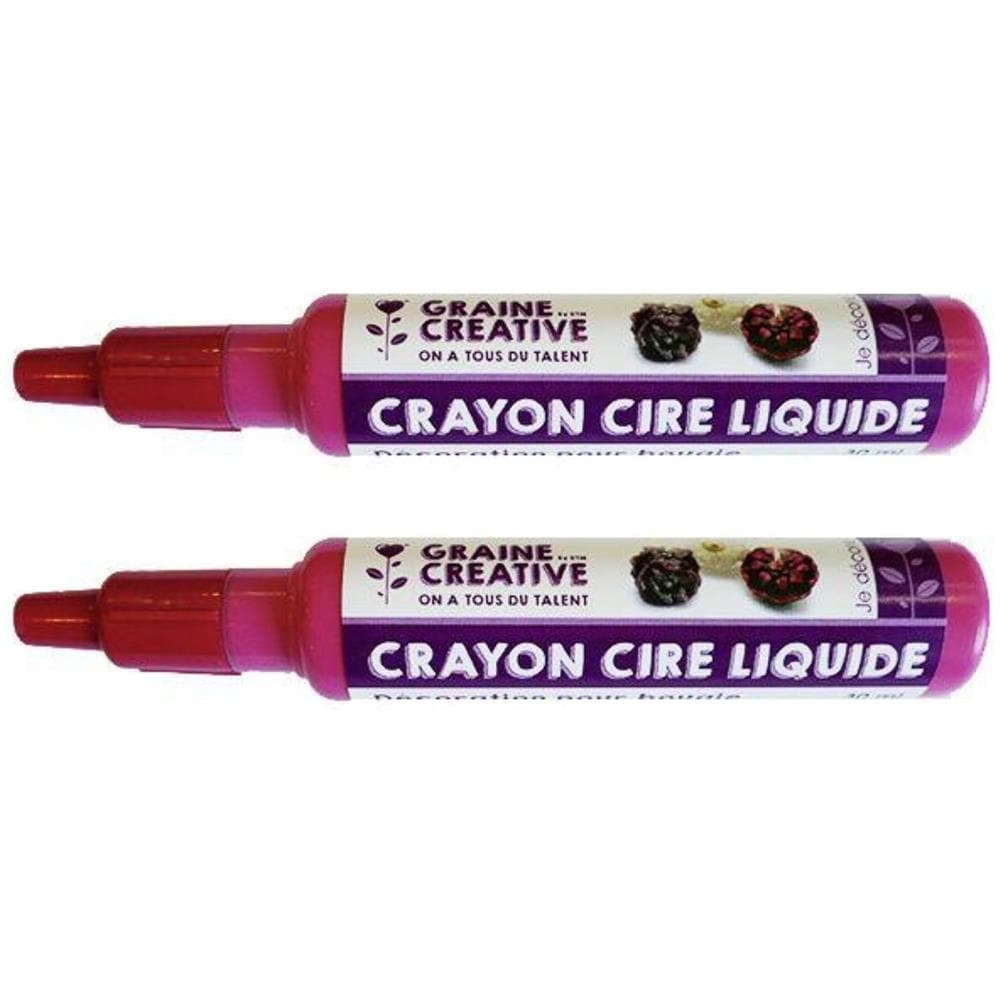 2 Matite A Cera Liquida Per Candela - Rosso - Foto 1