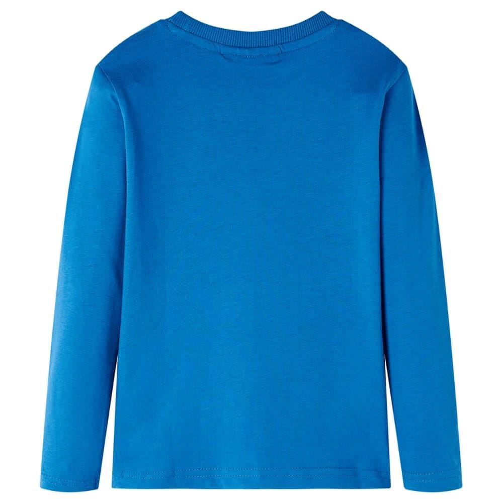 Maglietta Da Bambino A Maniche Lunghe Stampa Gorilla Petrolio 116 - Foto 2