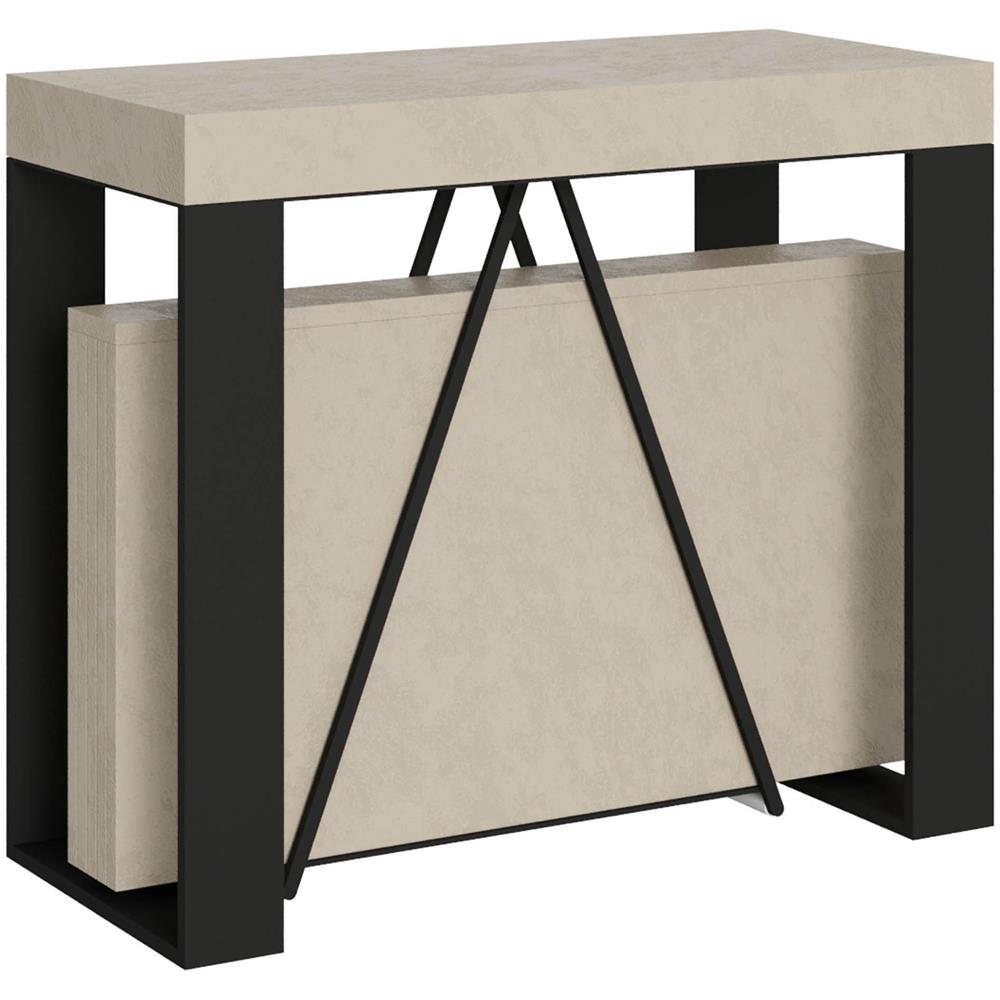 Consolle allungabile 90x40/300cm Zamat cashmere telaio antracite - Foto 1