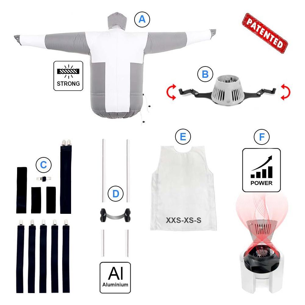 EOLO Stirasciugatrice SA04 E ECO INOX V6 Stira Asciuga Camicie Pantaloni Panni Manichino Stiro Verticale Ferro Professionale Robot Asciugabiancheria 3 Programmi Made in Italy Garanzia 5 Anni Efficienza A++ - Foto 6