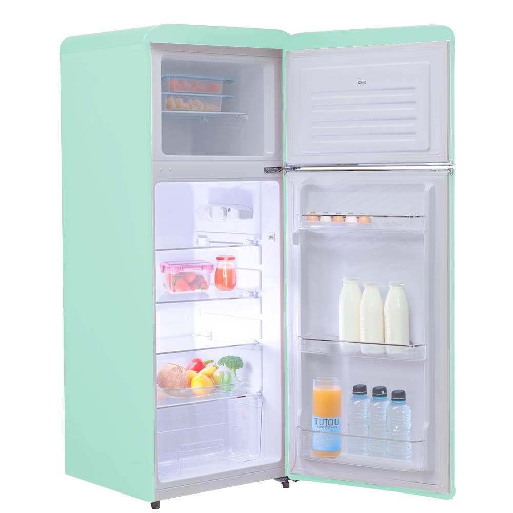 Frigorifero Doppia Porta Ventilato 240 Litri Colore Verde Mambo2402g - Foto 5