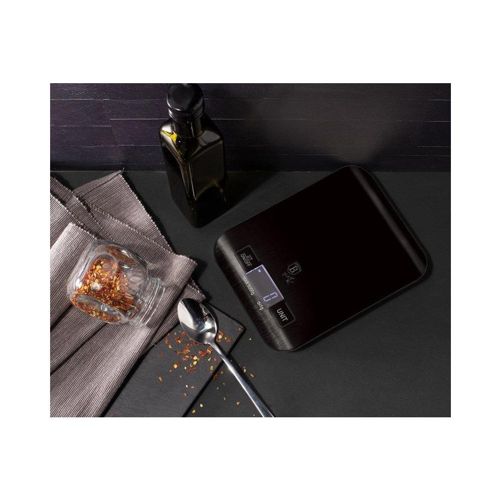 Bilancia da cucina superpiatta BH-9425 in argento nero - Foto 2