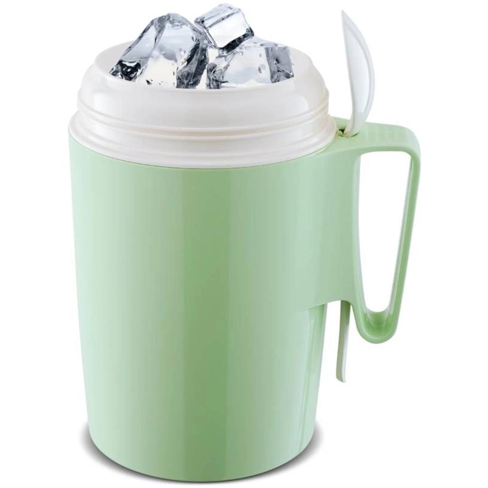 Tazza termica - Dirk 850 - Apertura larga - Lunch box con cucchiaio - Mantiene il caldo per 12 ore - Verde - Foto 7