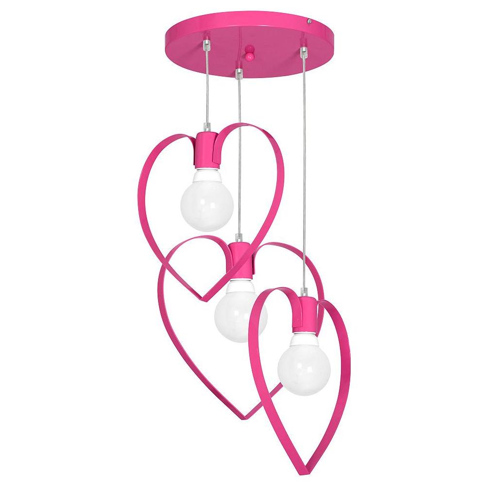 9957 Lampada sospensione Love cameretta bambini 50-120 cm x 40 cm x 40 cm - Foto 2