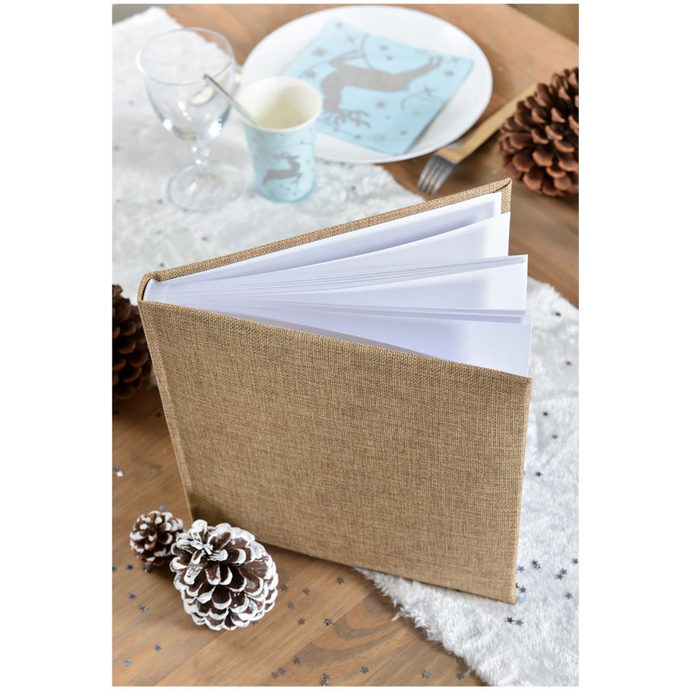 Libro Delle Firme In Tela Di Iuta Taglia Unica - Foto 2