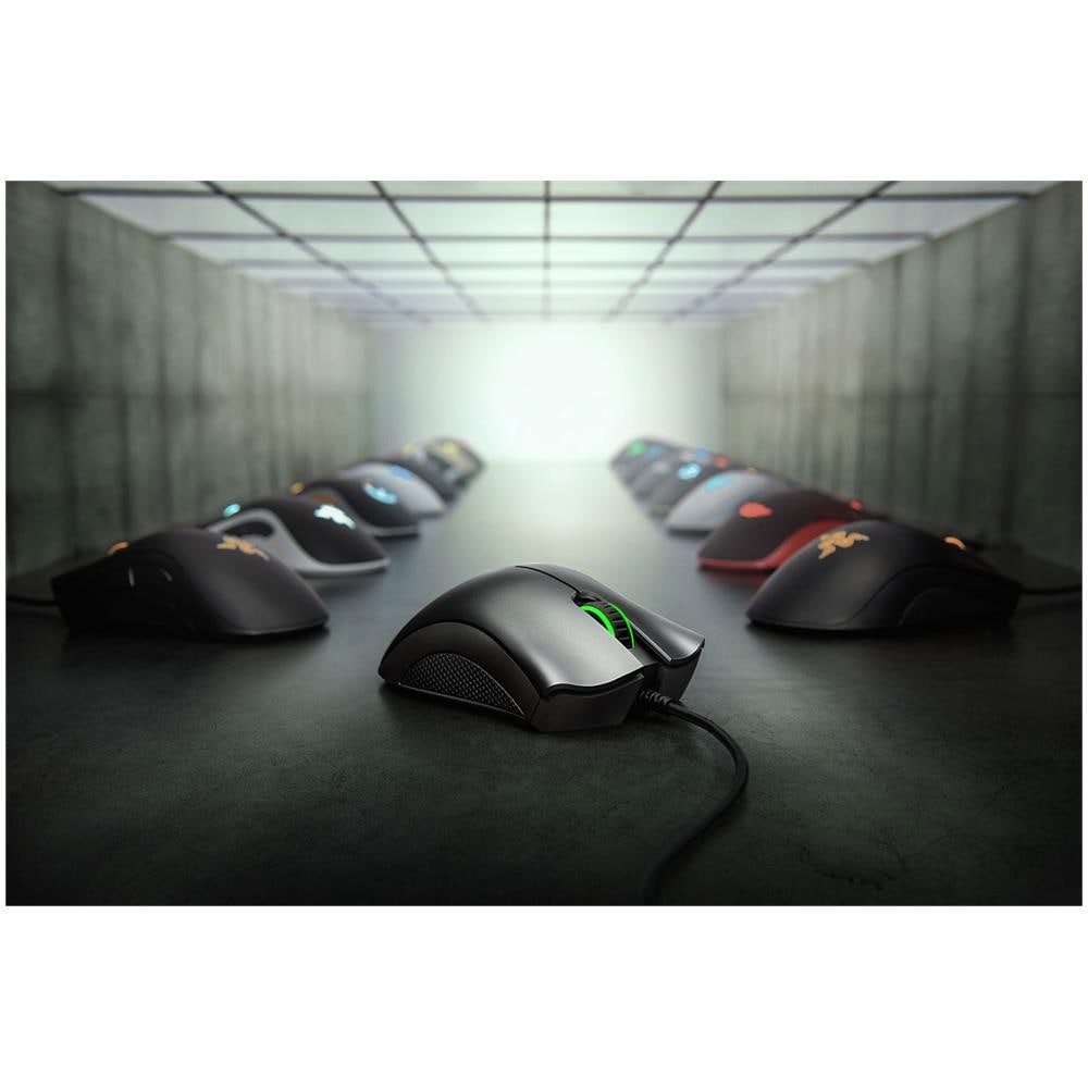 DeathAdder Essential mouse USB Ottico 6400 DPI Mano destra Nero - Foto 1