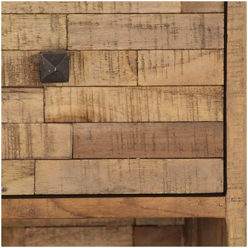 Credenza In Legno Di Teak Recuperato 60x30x75cm - Foto 2