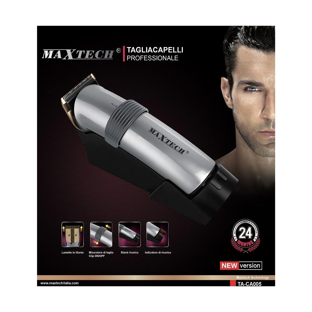 Tagliacapelli Rasoio Con Batteria Ricaricabile Regolabile Professionale Maxtech Ta-ca005 - Foto 1