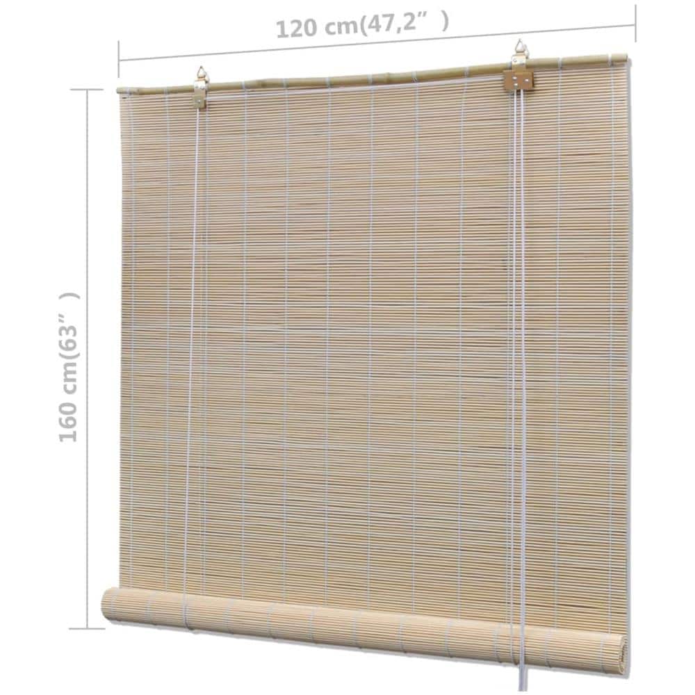 Tende Oscuranti In Bambù Naturale 4 Pz 120 X 160 Cm - Foto 12