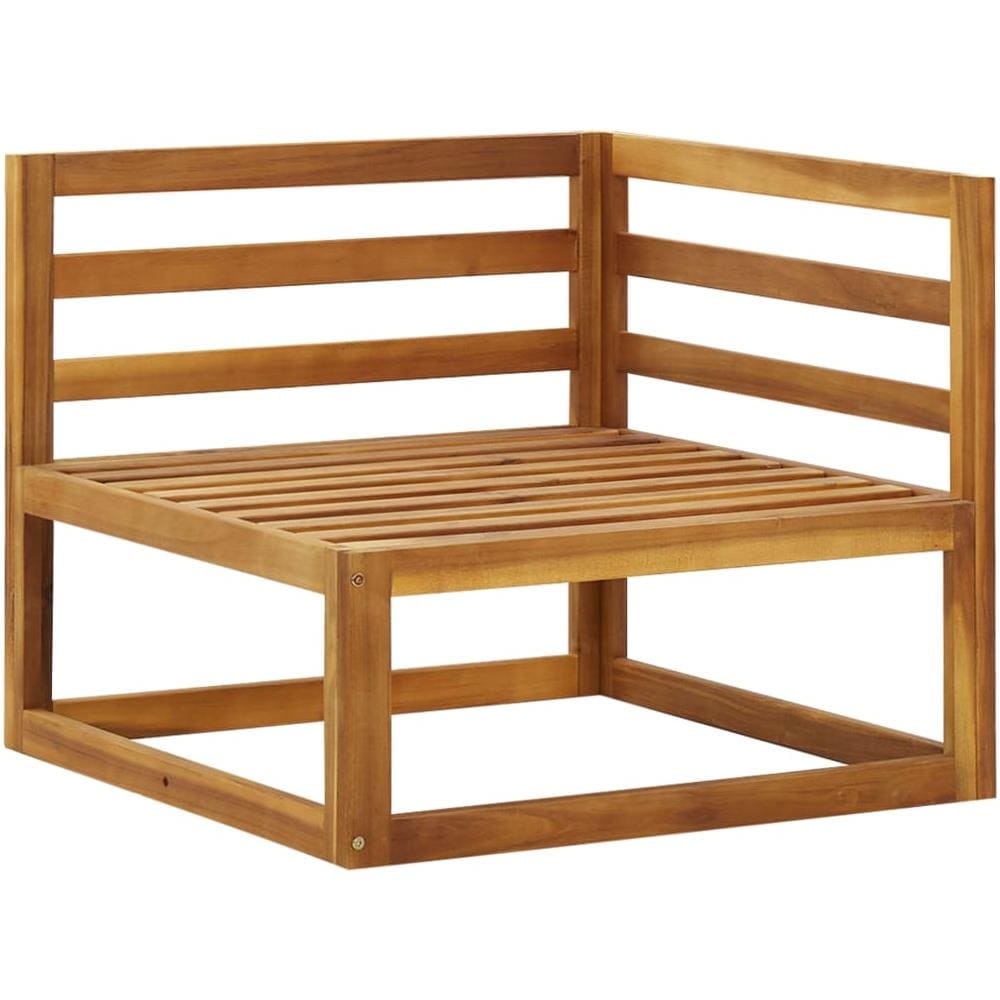 Divani Modulari Angolari 2 pz con Cuscino Bianco Crema - Foto 2