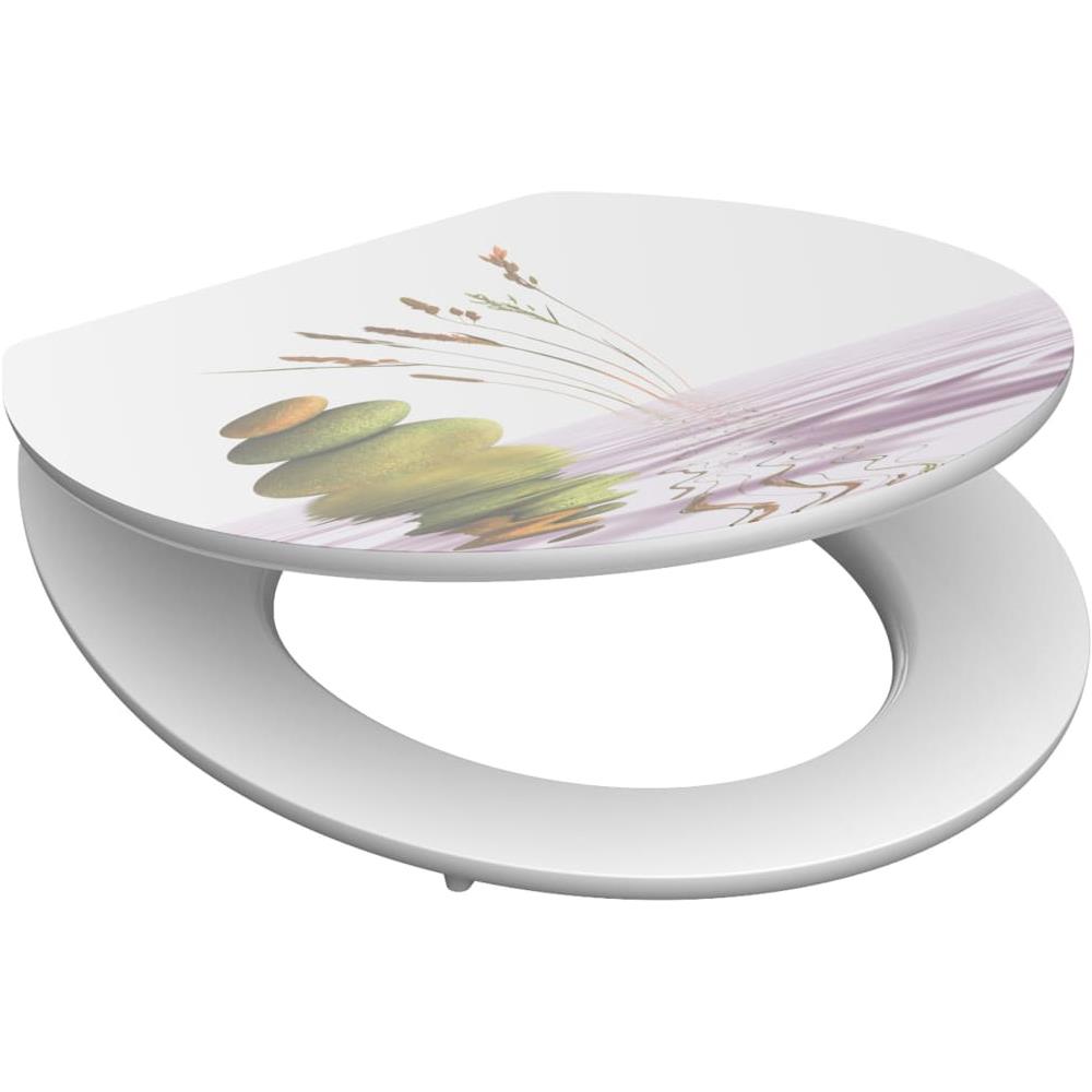 Tavoletta WC Lucida con Chiusura Ammortizzata BALANCE in MDF - Foto 2